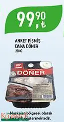 ANKET PİŞMİŞ DANA DÖNER 250 G ANKET PİŞMİŞ DANA DÖNER 250 G